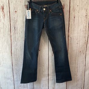 TRUE RELIGION RARE BOOTCUT BACK GRAPHIC SIZE 26